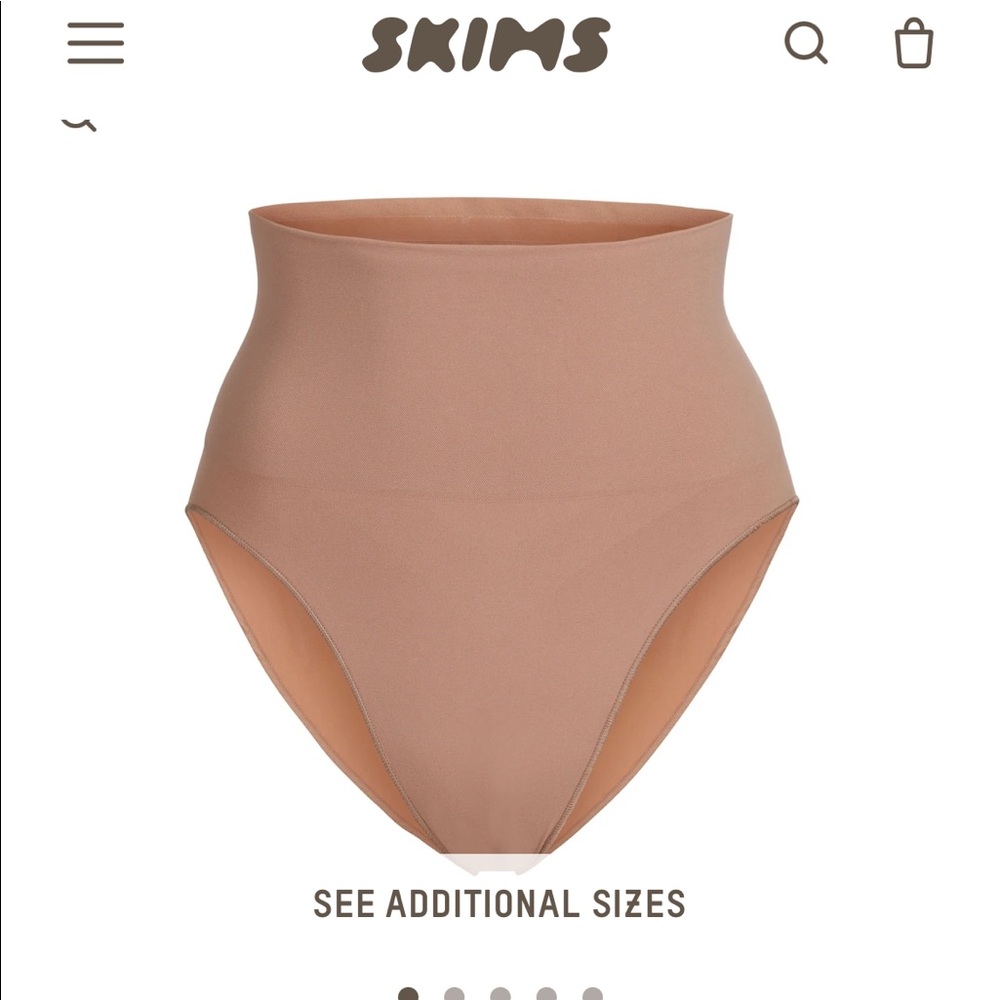 NWOT SKIMS SIZE L/XL CORE CONTROL BRIEF